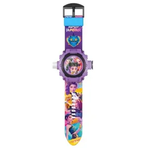 K-POP Demon Hunters Projector Watch Kids Electronic Wristwatches Light Multifunctional Wristband Toys Birthday Gifts Outdoor Decoration
