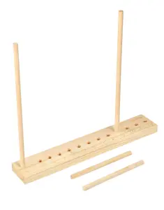 Adjustable 12-Sizes Wood Balloon Sizer Ruler for Balloon Arches, Columns, Rings & Towers (0-12 Inch)