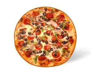 Supreme Pizza Round Fleece Throw Blanket | 60 Inches