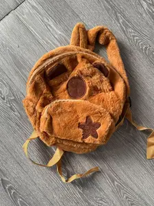 Cute Unique Capybara Backpack for Women Multifunctional Plush School Bag Casual Travel Rucksack