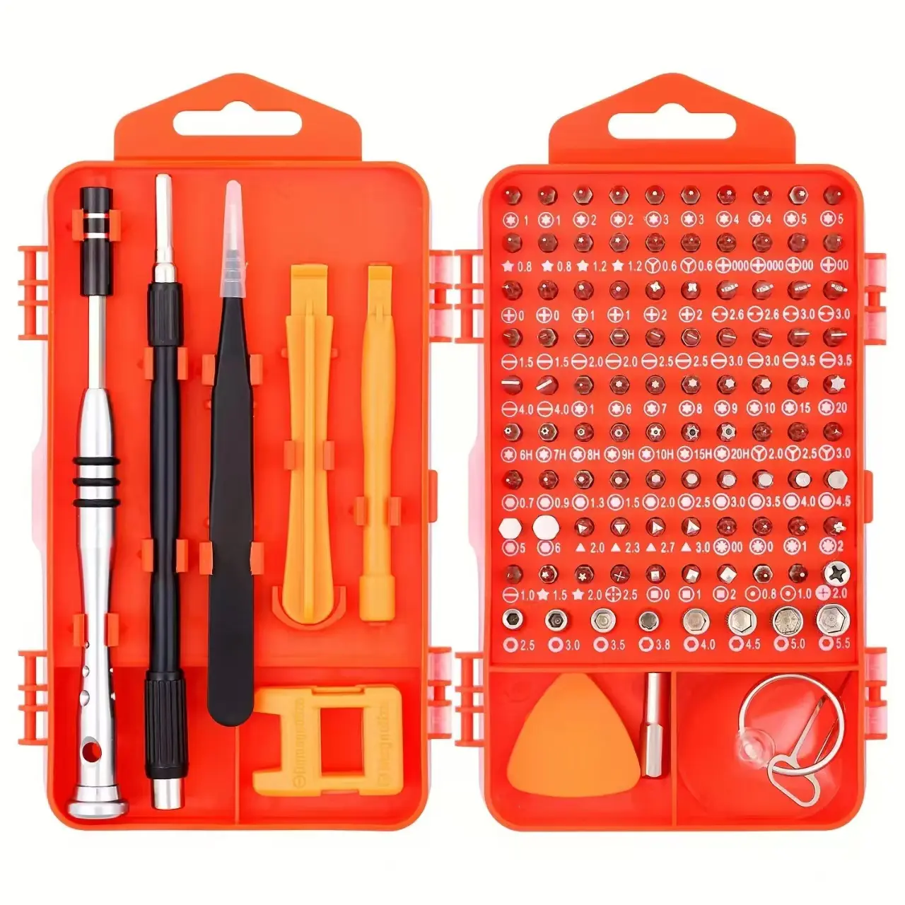 110-in-1 Mini Multipurpose Tool Kit, Upgraded Interchangeable Hex Screwdriver Bits & Magnetic Precision Screwdriver Electronic Repair Set