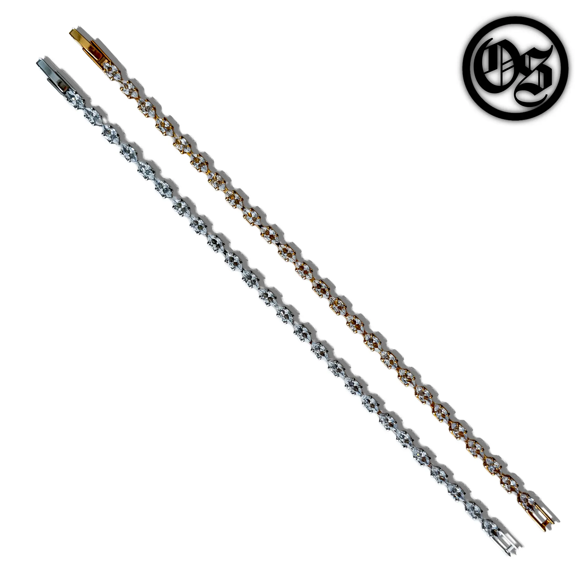 OTHERSIDE Crystal Shard Bracelets - Silver & Gold