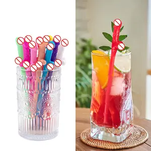 Penis Straws Plastic