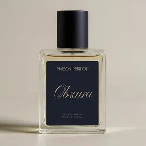 Peridot Obscura – Eau de Parfum (20% Concentration)  French Artisan Fragrance | 3-Week Maceration | 50ml | Woody · Amber · Dark Warm