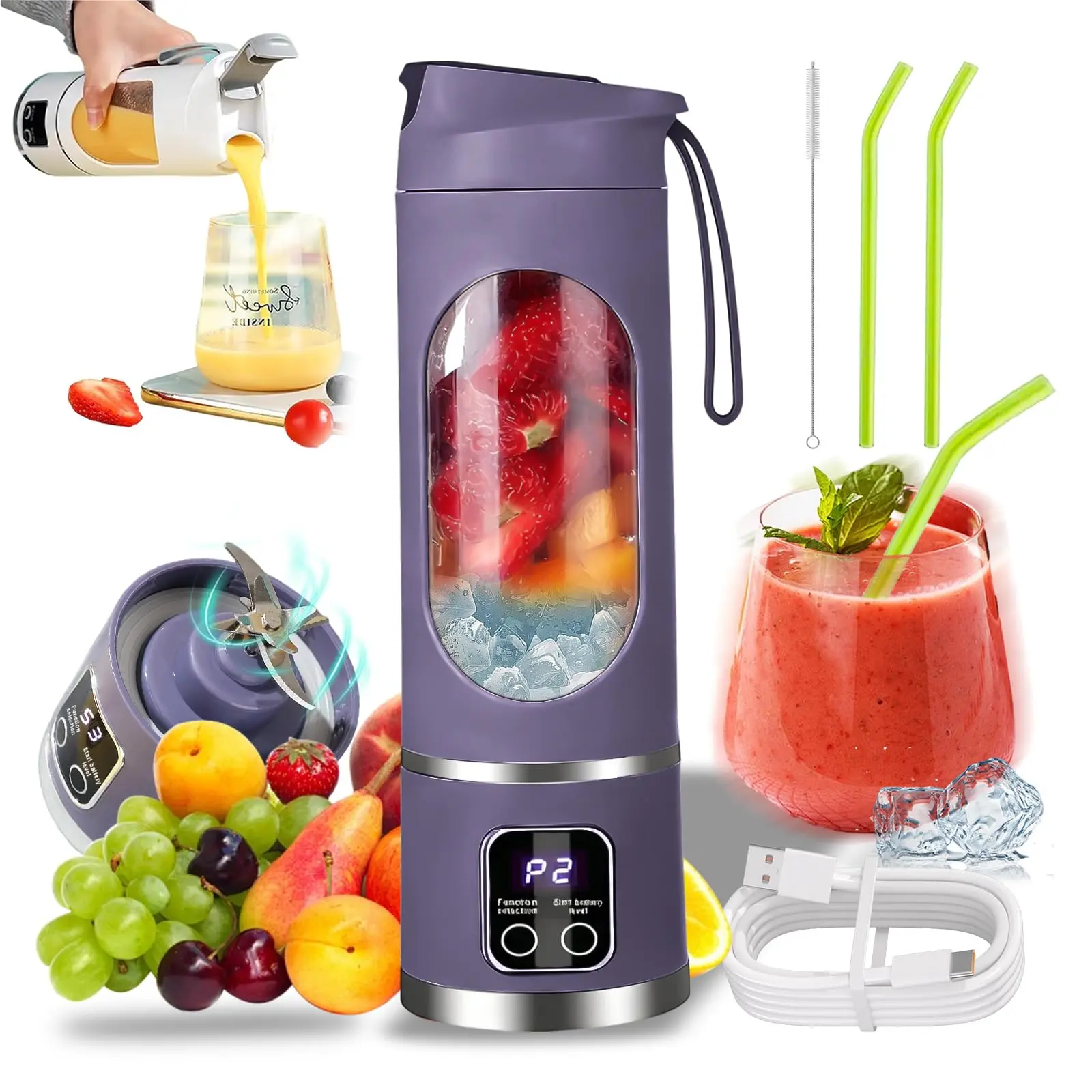 Purple 12 Blades(Upgraded Crushed Ice)