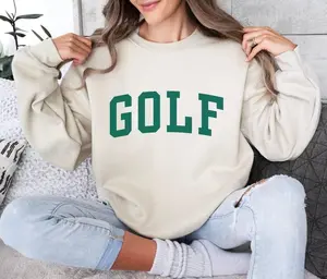 Green Golf T-Shirt, Sweatshirt, Hoodie – Women’s Golfing Pullover, Casual Golfer Apparel, Tournament Gift Tee