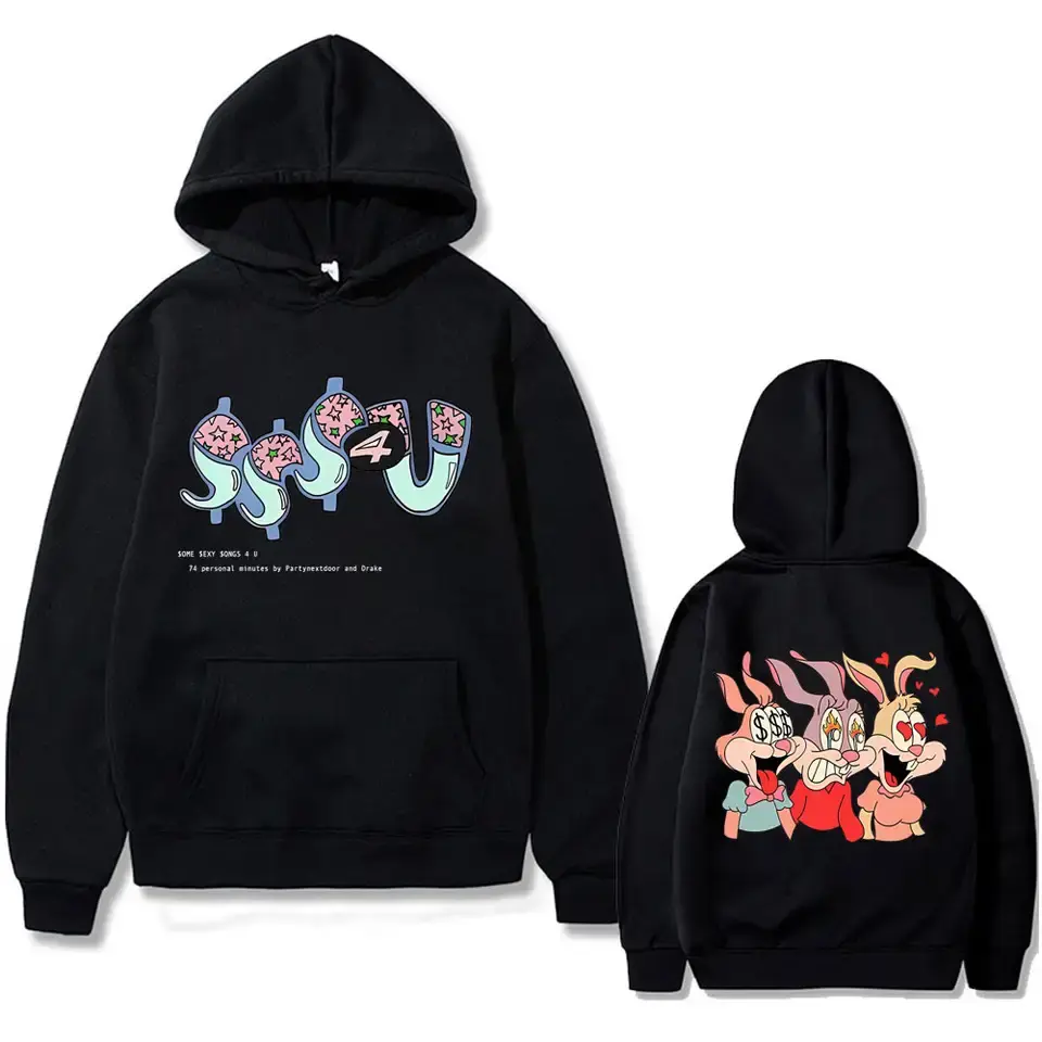 Famous Rapper PARTYNEXTDOOR & Drake Album Some Sexy Songs 4 U SSS4U 2025 Hoodie Men Women Hip Hop Oversized Hooded Sweatshirt