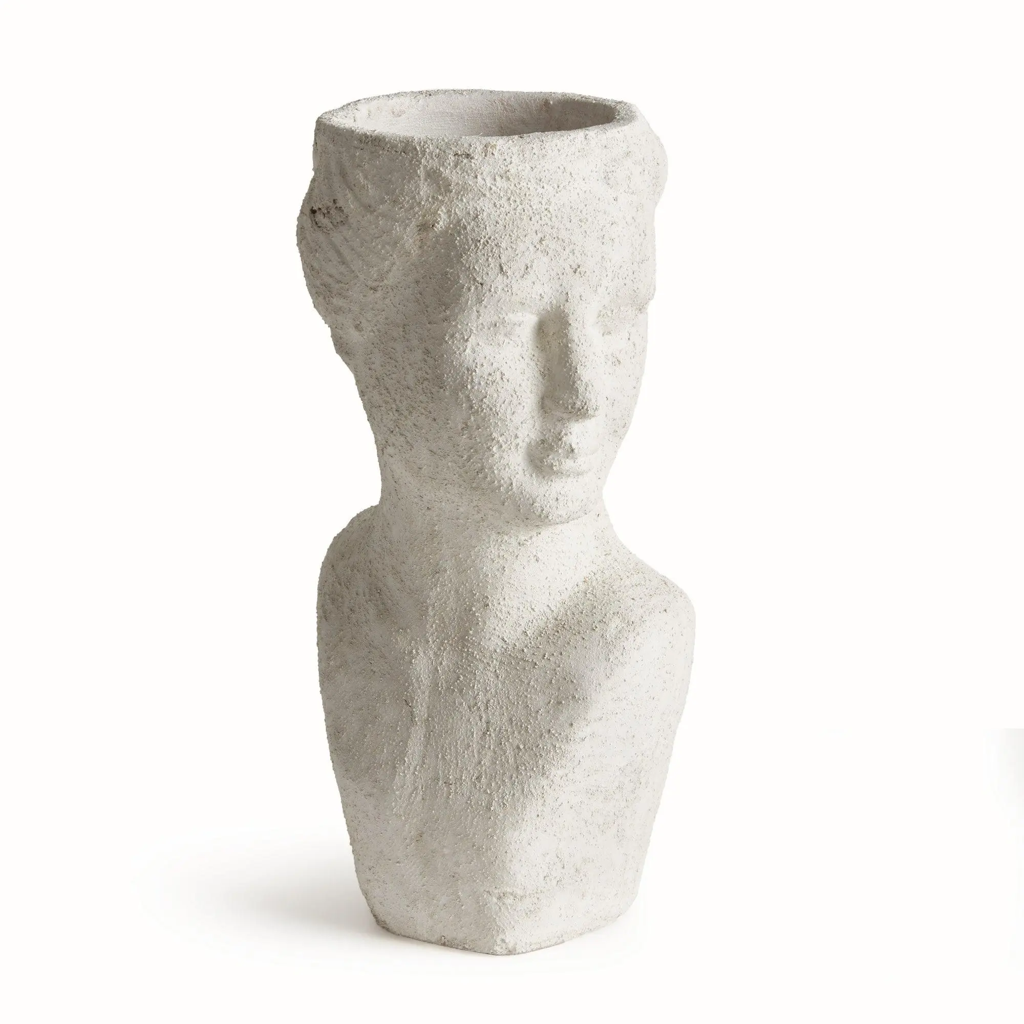 Weathered Garden Female Bust Planter