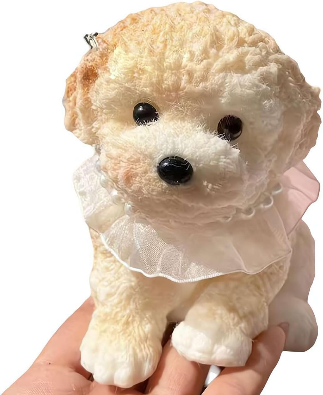 2025 New Gifts Dog Squeeze Toy, Cute Teddy Squeeze Toy, Soft Dog Squeeze Stress Ball with Flocked Surface, Fluffy Cat Fidget Toy for Adults Kids, Easter Christmas and Birthday Gifts