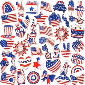 40 Pcs American Flag Pins Patriotic Gifts Memorial Day Gift Rainbow Pride Pins USA 250th Anniversary Flag Gift for American Independence Day Gifts 4th of July Accessaries LGBT Gay Pride Flag Pin for Pride Parades gift for Party Favors Celebrations