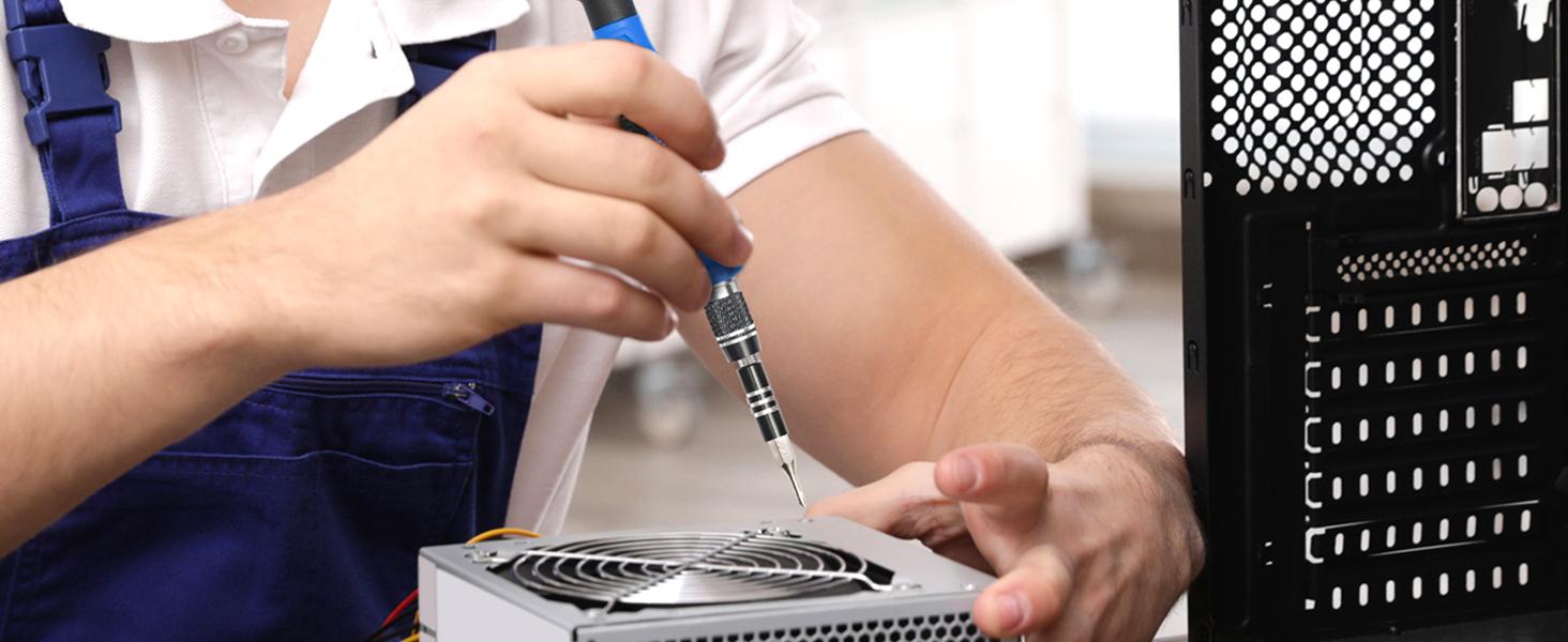 STREBITO Electronics Precision Screwdriver Sets 142-Piece with 120 Bits Magnetic Repair Tool Kit for iPhone, MacBook, Computer, Laptop, PC, Tablet, PS4, Xbox, Nintendo, Game Console