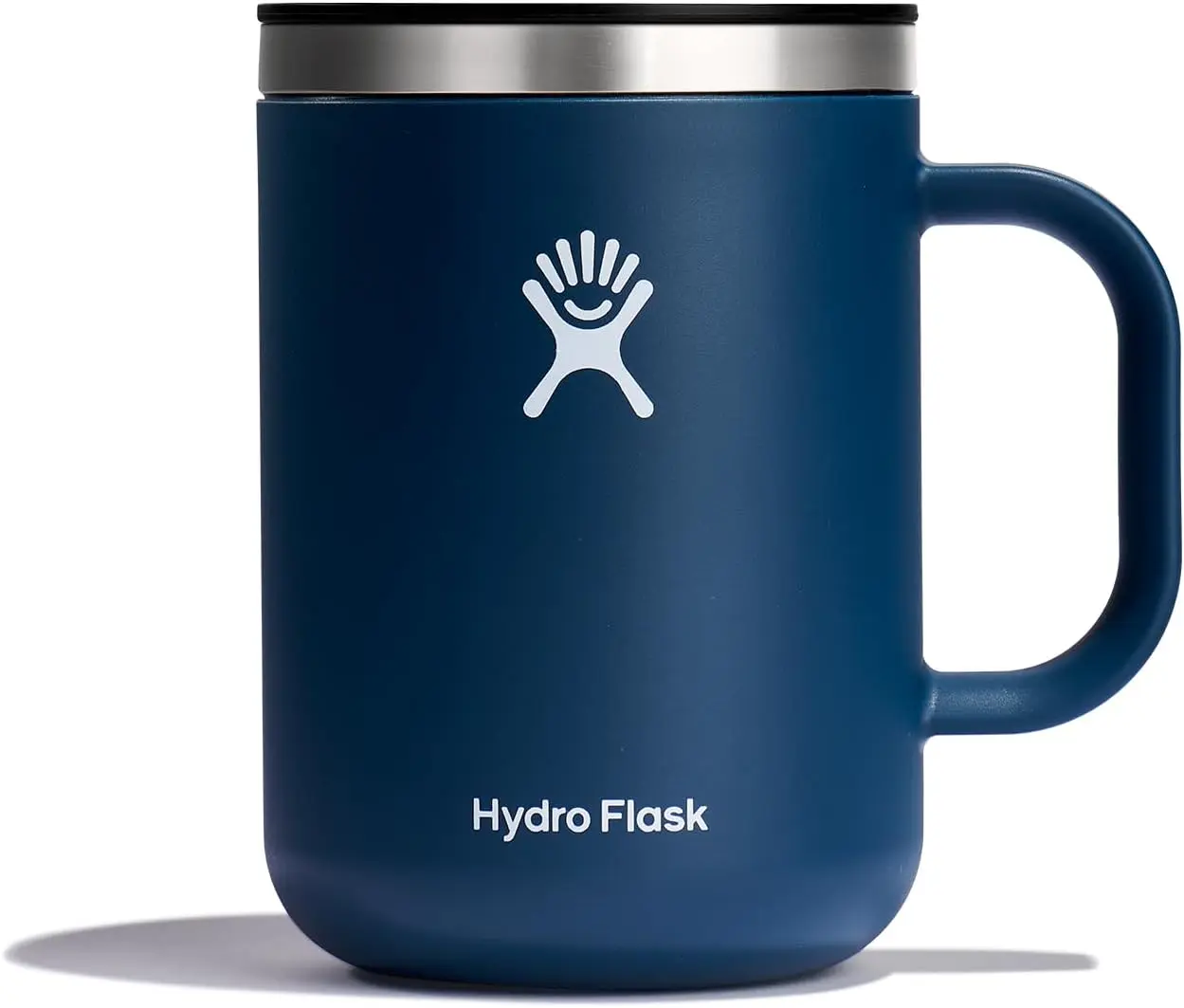 Hydro Flask Coffee Mug – Insulated Stainless Steel, Non Spill, Leak Resistant Travel Mug 24 Oz Indigo Blue