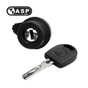 Ignition Lock Cylinder with Key for 2003-2019 ASP Audi VW Vehicles, HU66 C-12-111 Gen 3 Automotive Lock Security Accessory