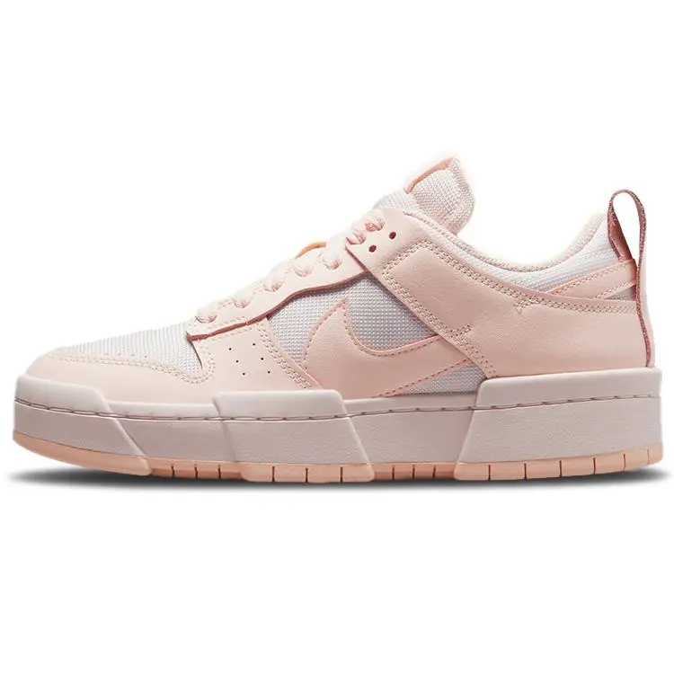 Nike Dunk Low Disrupt Light Soft Pink Classic Versatile Skate Shoes Women's CK6654-602