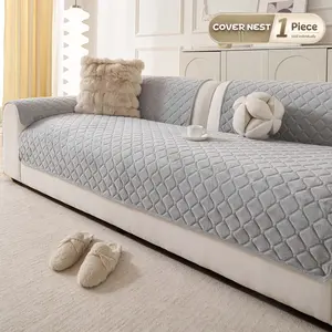 1 Count Premium Sofa Cover for Couch, Pet Friendly Non Slip Sofa Protector Pad, Soft Quilted Furniture Cover with Diamond Texture, Multi-Use Couch Mat for Dogs & Cats, Bedroom, Floor Rug, Table Cover, Pet Bed & Home Decor