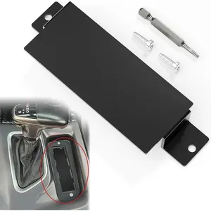 Anti-Theft Steel Neutral Cover Plate, Tamper-Proof Screws, Comes with T-20 Tool Suitable for Dodge Challenger SRT Hellcat Redeye Edition 2015-2023, SRT Hellcat, Scatpack 392, Daytona, Hemi