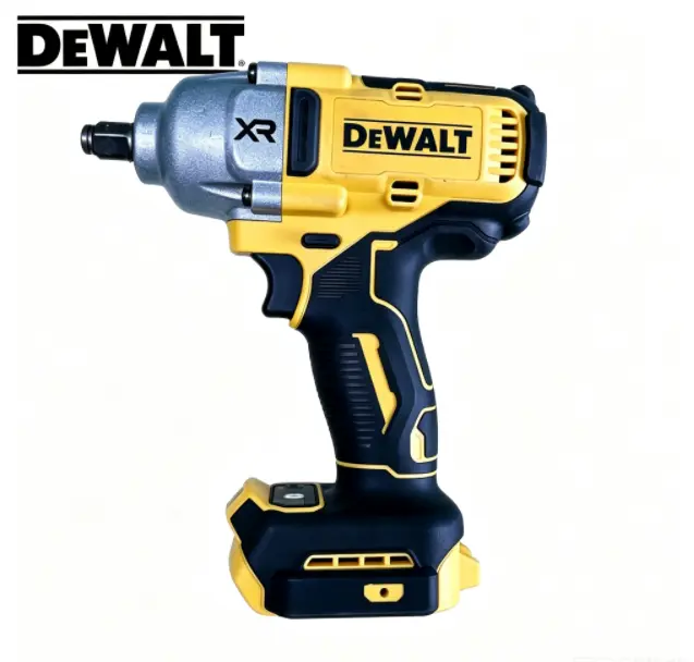 DeWalt DCF900 Cordless Heavy-Duty Impact Wrench - Hand Tool for Automotive, Construction Repairs task,lithium-ion,miter,dual,outdoor,hardware,,electric,magnetic,driver,drill,light,horizontal,diy,max,open,brushless,grinder,green,
