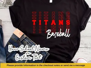 Custom Baseball Shirts - Custom High School