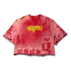 "Inferno" Cropped Crewneck