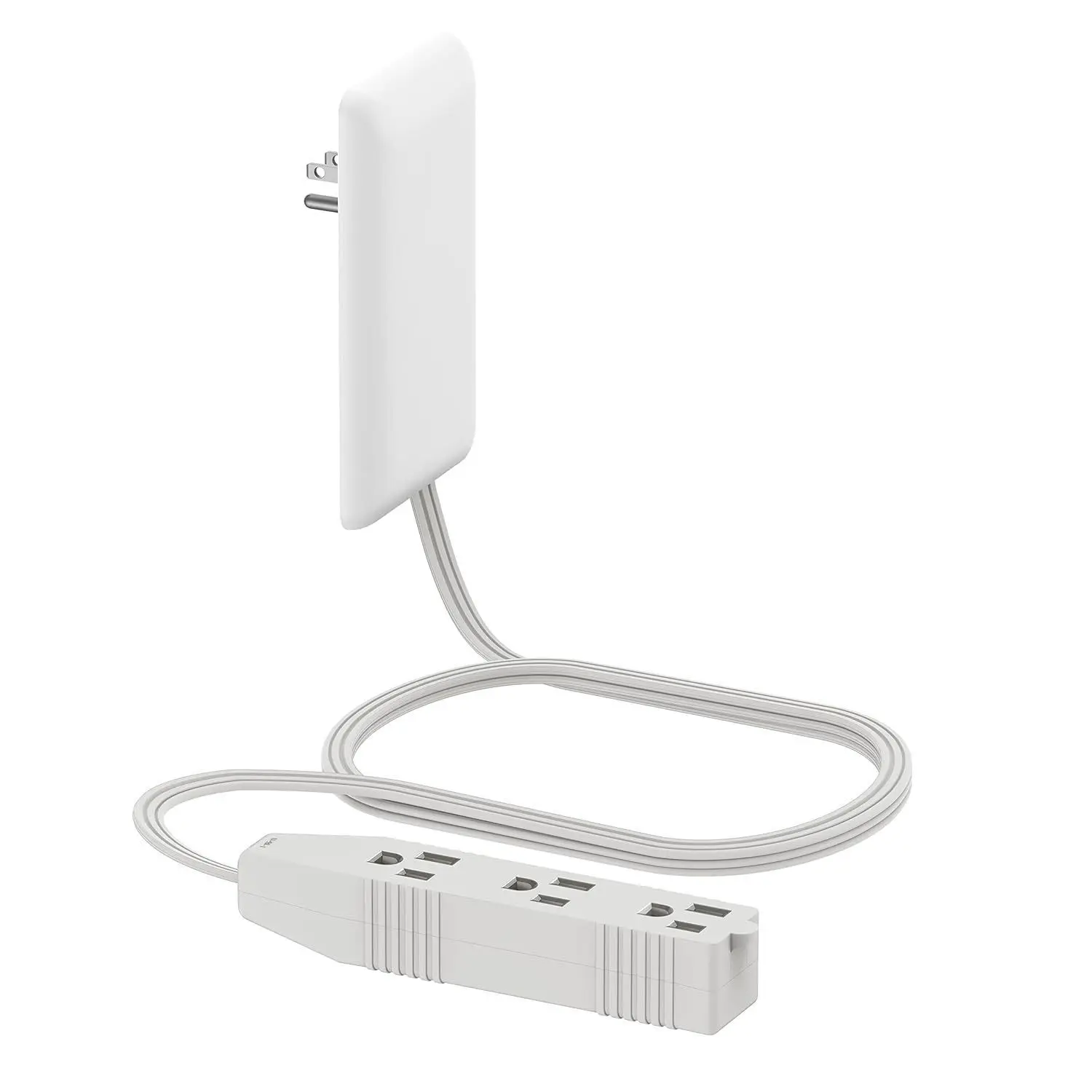 Socket Ultra-Thin Concealer Kit, Multi-Outlet Wall Power Extender with USB Plug, Slim Hidden Socket Design, Easy Install Outlet Splitter, Practical Household Electrical Accessory