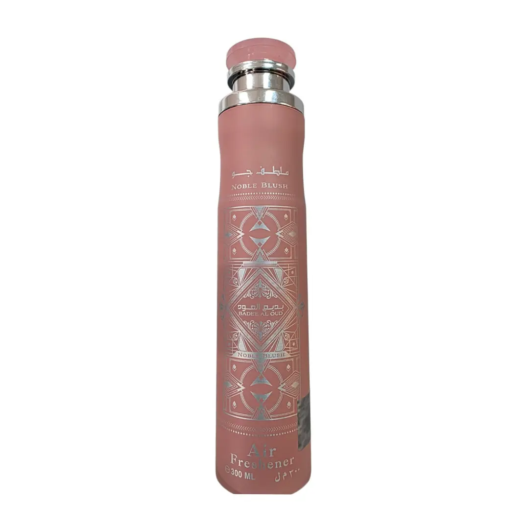 Lattafa Badee Al Oud Noble Blush Oriental Woody Home Fragrances Spray - 300ml Long-Lasting Woody Amber Scent, Aromatic Oud Unisex Freshener (Fragrance Starting With A)
