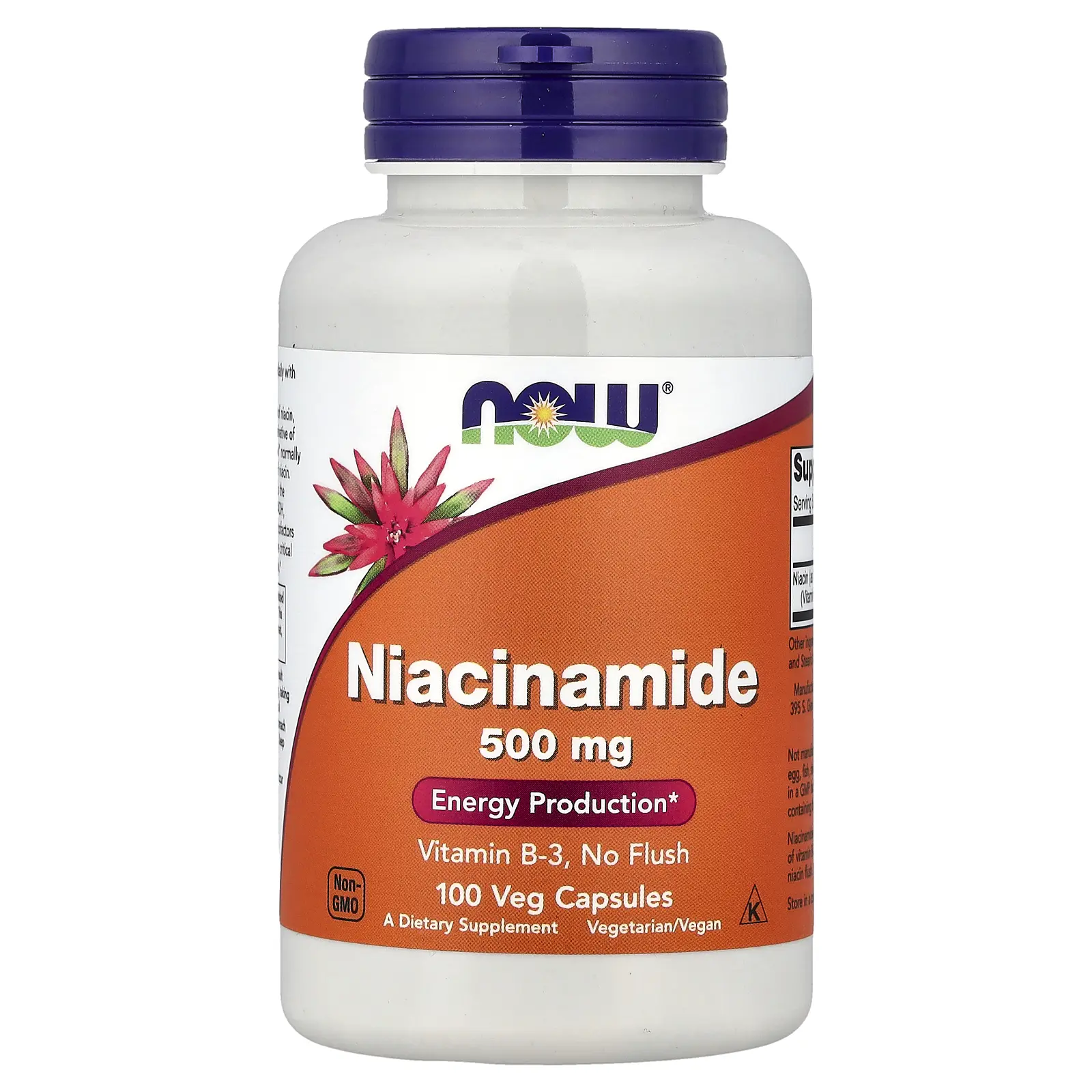 NOW Foods Niacinamide, 500 mg, 100 Veg Capsules NOW Foods Niacinamide, 500 mg, 100 Veg Capsules