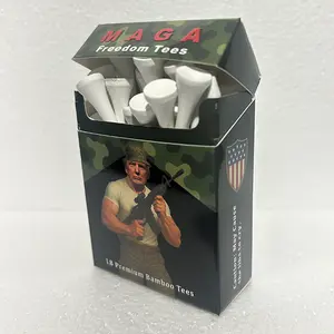 MAGA Golf Tees (18-Pack) – Camo Carton – Made in USA
