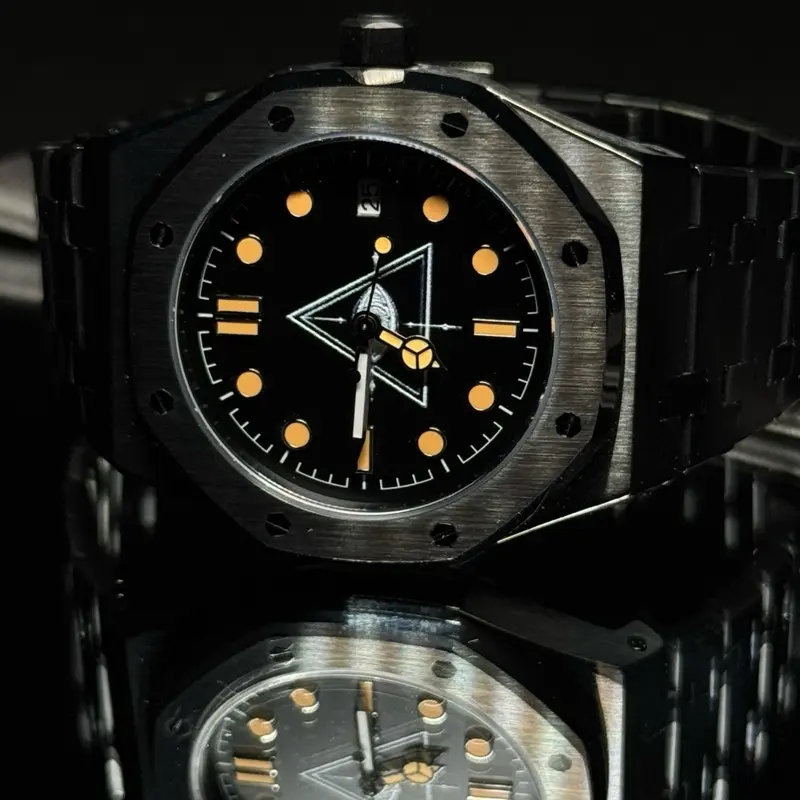 The Eye — Custom Built by YourTime Luxury Watch with Black Dial