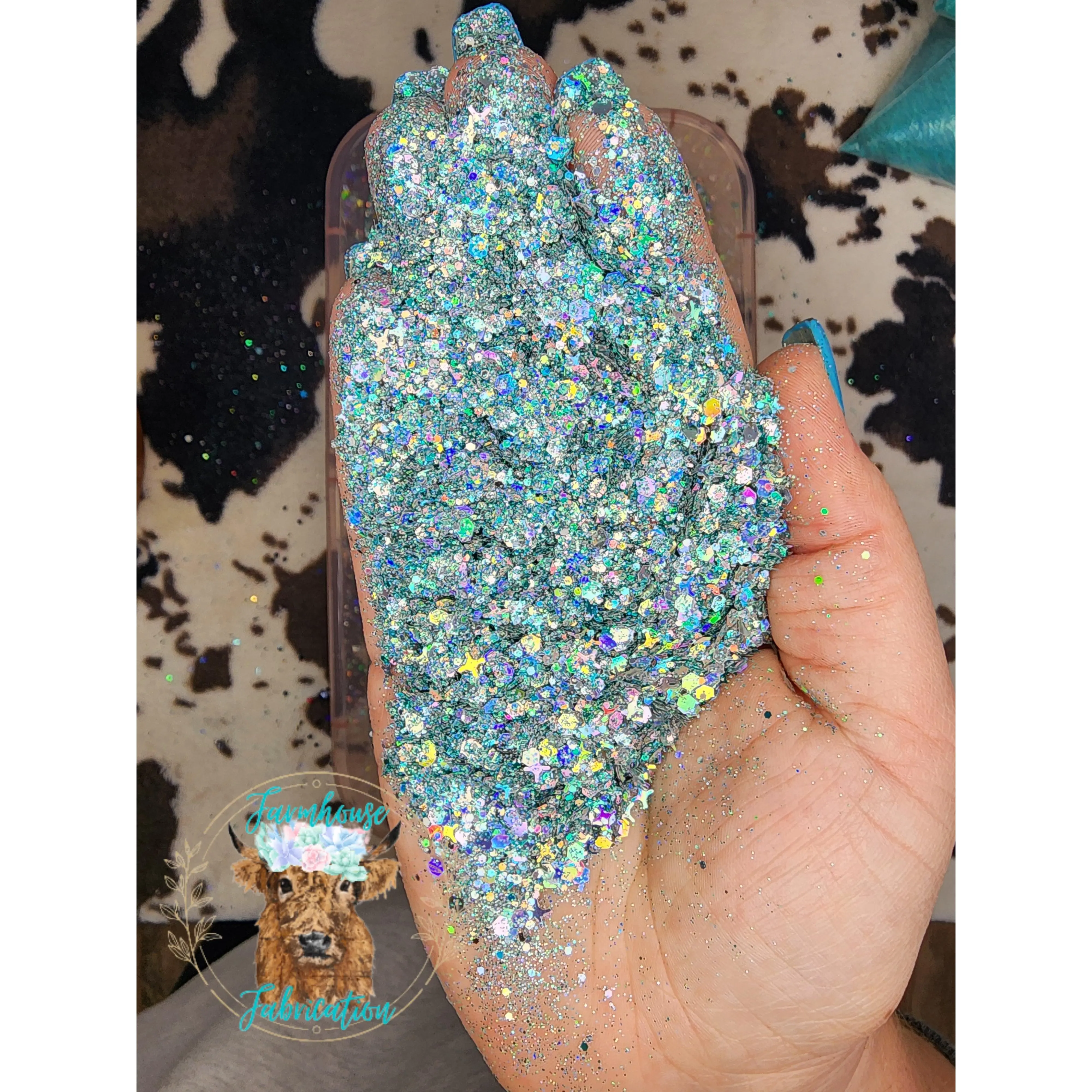 "Let it Go" / Holographic Glitter / Custom Glitter/  Silver Glitter / Chunky Glitter / Tumbler Glitter