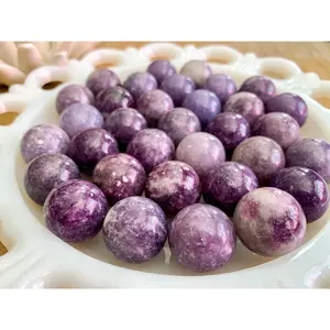 Lepidolite Sphere || Marble