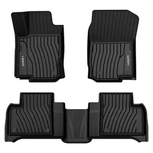 Lasfit Custom TPE Floor Mats, Fit for 2016-2019 Mercedes-Benz GLE, 1st & 2nd Row Seat Car Floor Mat, Mat Floor Mats