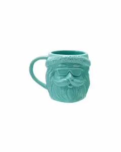 Blue Santa With Sunglasses Mug