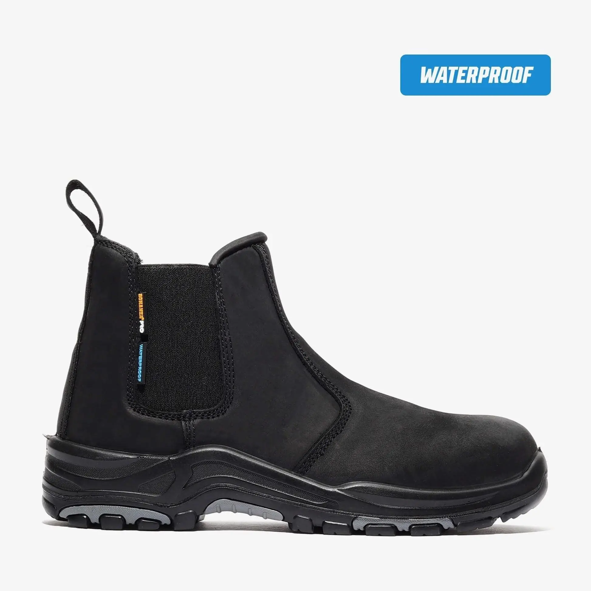BotinesPRO Venture Chelsea Footwear Work Boot with Waterproof Protection, Lightweight Pull-On Entry, Reinforced Triple-Stitch Construction, Leather