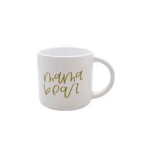 Mama Bear Mug - NEW - Perfect for your Morning Beverage - Ceramic Ceramic Drinkware Glossy Cup Coffee Drink Reuse Washable Reusable