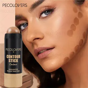 1pc Long-Lasting Waterproof Contour Stick-Three-Dimensional Contour Shaping, Smooth Texture, Complexion Is Plump & Dulness Disappears Three Dimensional Nose Bridge, Beginner-Friendly, Daily Use, Makeup Enthusiasts