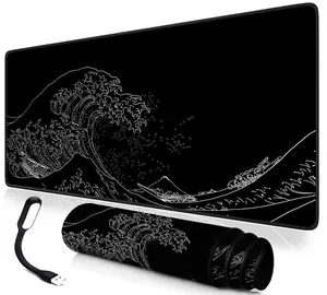 Extra Large Gaming Mouse Pad 900x400mm with Free USB Light - Extended XL Size, 3mm Thickness for Ultimate Precision and Comfort in Gaming