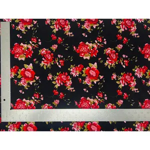Liverpool Knit Floral Print Fabric