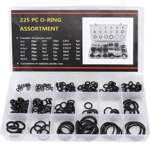 O-Ring Seal Repair Box, Nitrile Rubber Gasket Waterproof Oil-Resistant, Durable O-Ring Replacement Kit for Mechanical Applications