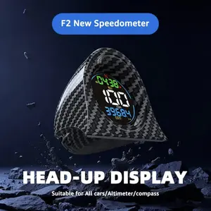 KUOWEIHUD 2026 F2 Car Heads-Up Display - Digital Dual-GPS Speedometerwith GPS Tracking, High Refresh, MetalShading, USB Power Cable, Plug-and-Play,Automatic Brightness Adjustment, Large FontDisplay, Cool Car Stuff,summervibes outdoortun