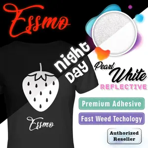 ESSMO™ Pearl White Reflective Heat Transfer Vinyl HTV RT08