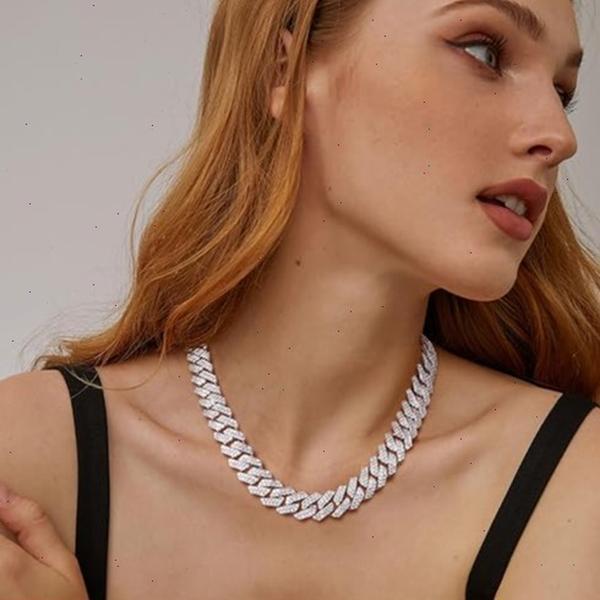 Cuban Link Chain for Men Women,Diamond Necklaces,Iced Out Chain,Hip Hop Jewelry,Thick Silver Chain,Gold Chain,Diamond Bracelet