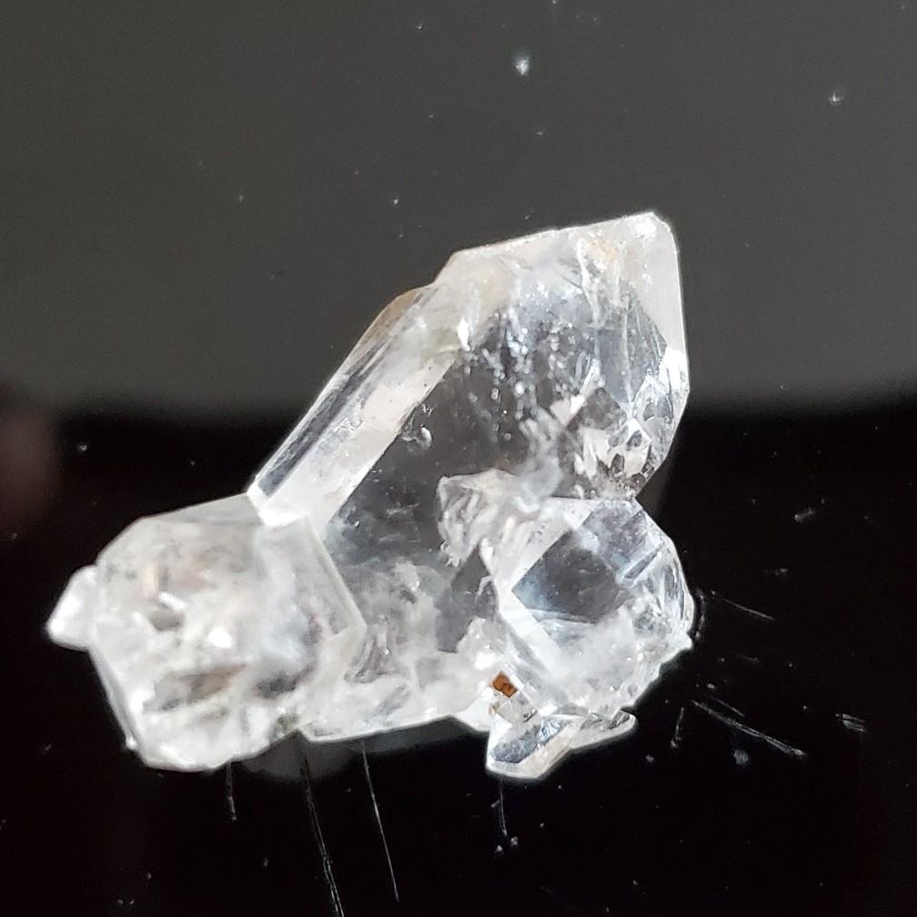 Herkimer Diamond 1x.5" 4g - Real Double-Terminated Quartz Crystal from New York, Not from Pakistan, Crystals from Dolomite Outcrops raw rock jewelry crystal ornament Natural Rough