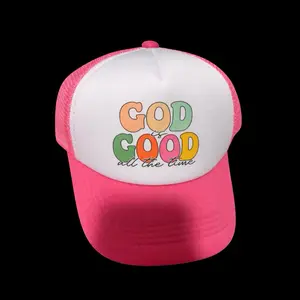 God Is Good All The Time Trucker Hat Dtf Transfer