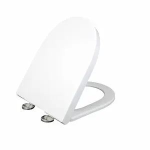 Quick Detachable Toilet Seat, 1 Count U-shaped Universal Toilet Seat with Buffer, Toilet Lid for Home Bathroom, Bathroom Accessories，Toilet Seat ,Elongated White Toilet Seatwith Quick-Release Hinges And Quick-Attach Hardware For Easy Clean