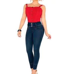 Jean Silueta Perfecta, Push-Up Skinny Colombiano REF: 1869