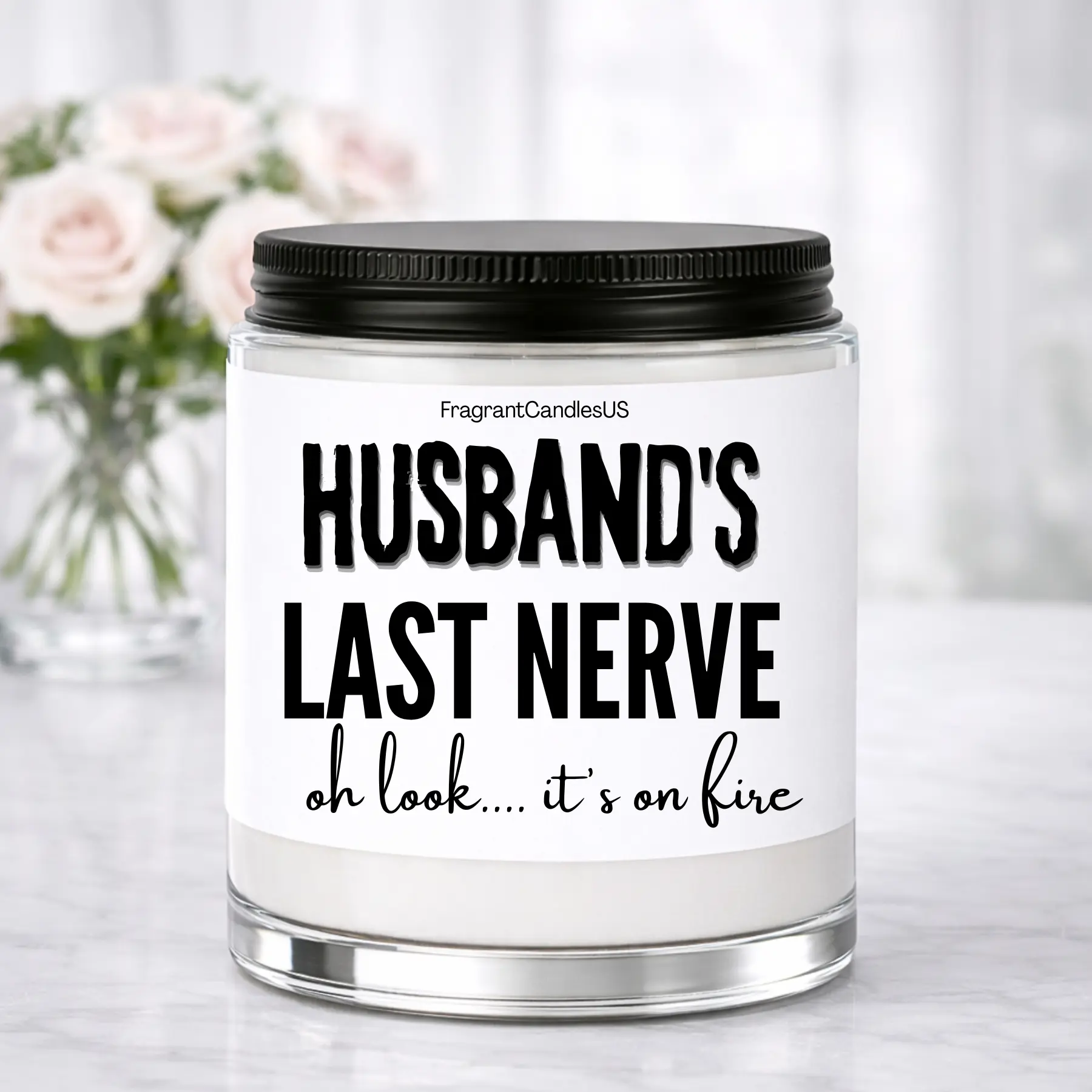 Funny Love gifts for men , Husband's Last Nerve Candle, Anniversary or Birthday Gift Ideas, gifts for husband , Boyfriend Birthday, Gifts for Him, Hilarious Adult Humor Candle,  Anniversary Aroma candle, Fragrance Scented candle, For him, Decor, Cozy