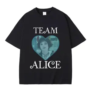 Men's and Women's Funny Trendy T-Shirt, Twilight Team Alice Cullen, Robert Pattinson