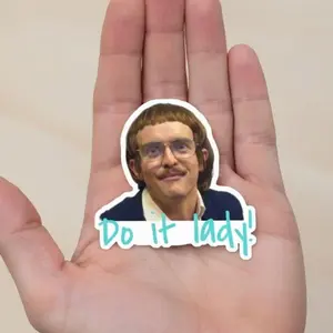 Chit Do It Lady Sticker, Viral TikTok Quote, Funny Waterproof Decal M