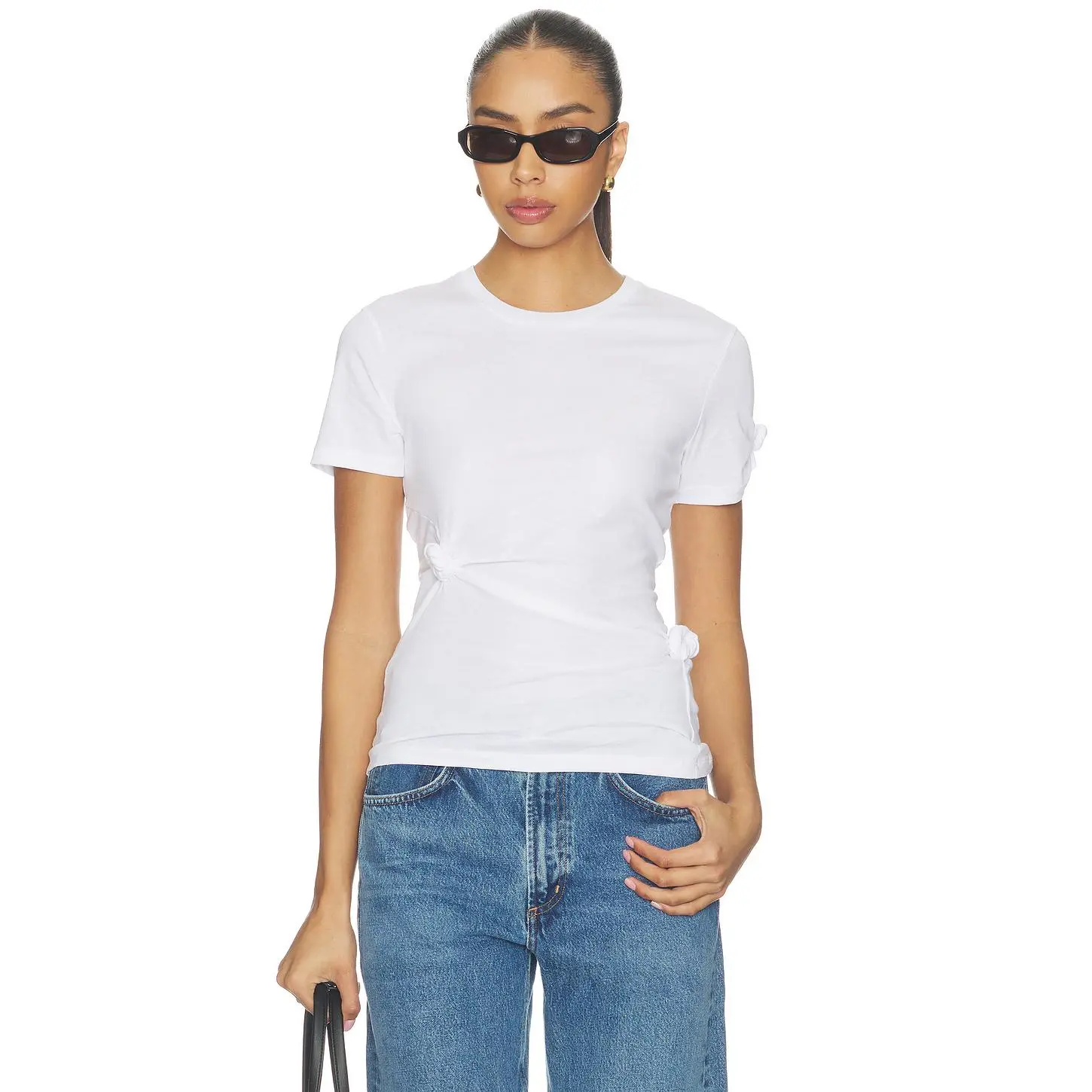 Helmut Lang Knot Baby T-shirt in White