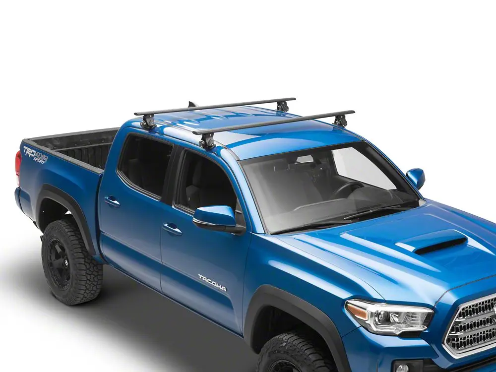 REDROCK Corrosion-Resistant 60 In/60-inch Wide Aluminum Clamp-On Upper Door Frame Cross Bar Roof Rack, Cargo Carry Car Exterior Accessory, Assembly Required, Compatible with 2016-2018 Tacoma